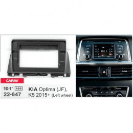 Carav 22-647: 10.1" KIA Optima (JF), K5 2015-2020