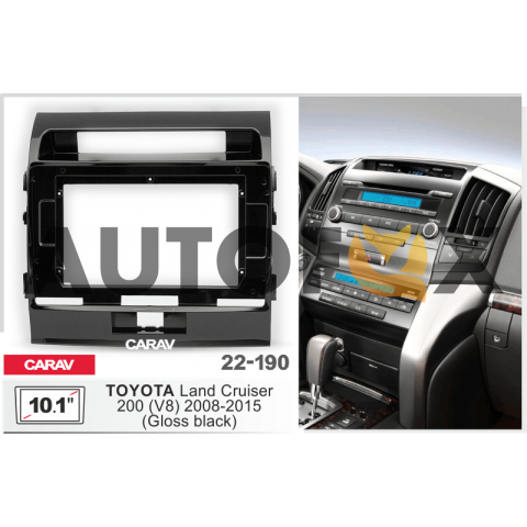 Carav 22-190: 10.1" TOYOTA Land Cruiser 200 (V8) 2008-2015